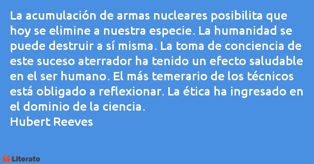 Frases de Hubert Reeves