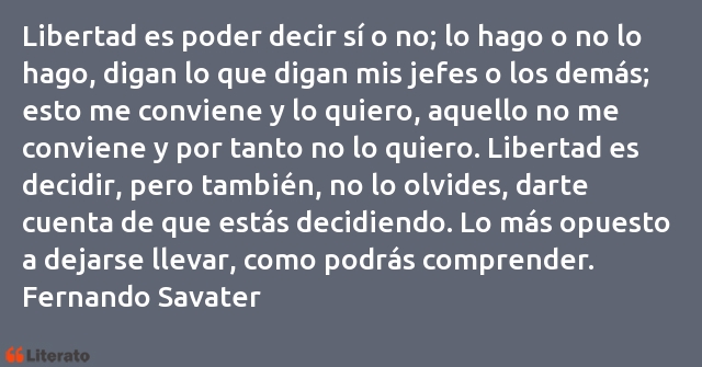 Frases de Fernando Savater