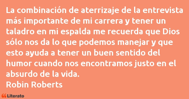 Frases de Robin Roberts