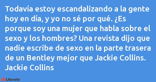 Frases de Jackie Collins