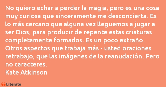 Frases de Kate Atkinson