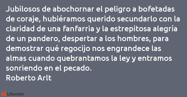 Frases de Roberto Arlt