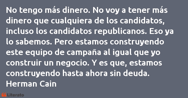 Frases de Herman Cain