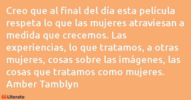 Frases de Amber Tamblyn