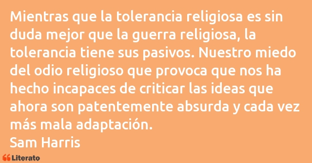 Frases de Sam Harris