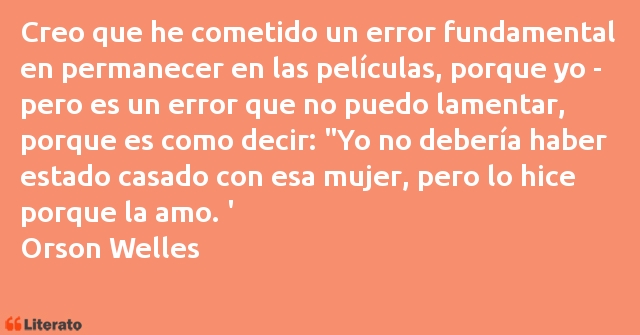 Frases de Orson Welles