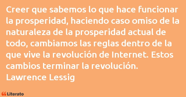 Frases de Lawrence Lessig