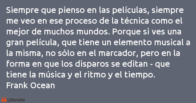 Frases de Frank Ocean