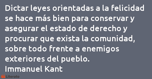 Frases de Immanuel Kant