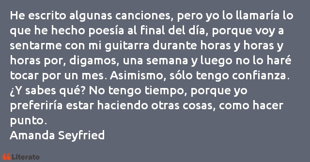 Frases de Amanda Seyfried