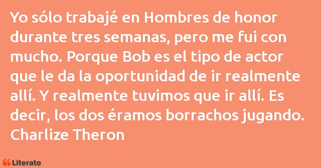 Frases de Charlize Theron