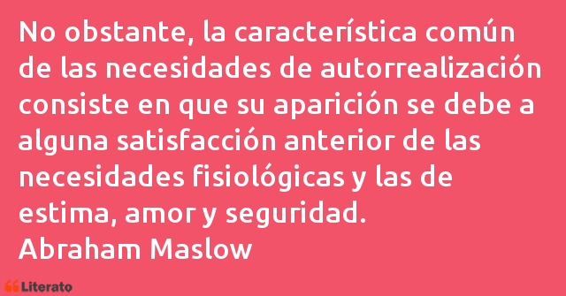 Frases de Abraham Maslow