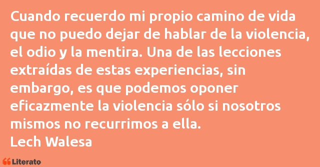 Frases de Lech Walesa