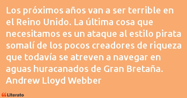 Frases de Andrew Lloyd Webber