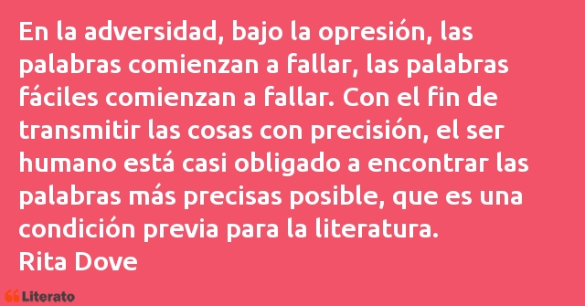 Frases de Rita Dove