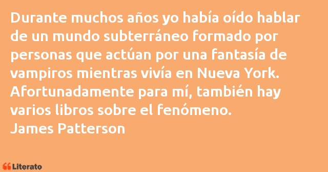 Frases de James Patterson