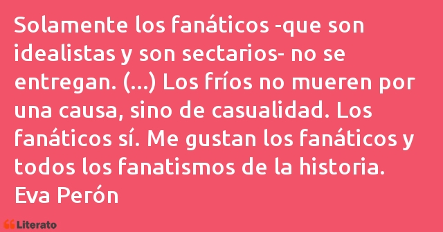 Frases de Eva Perón