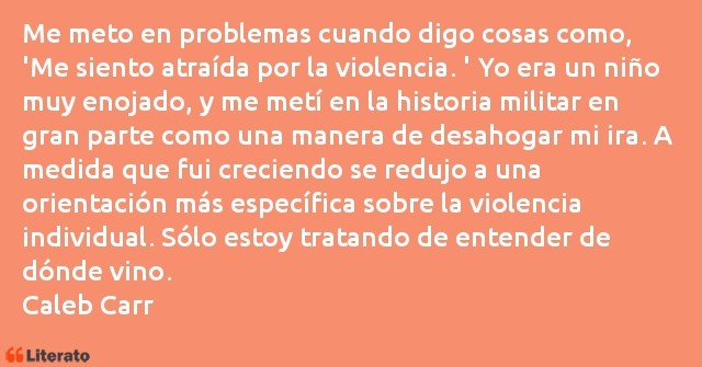Frases de Caleb Carr