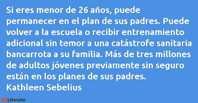 Frases de Kathleen Sebelius