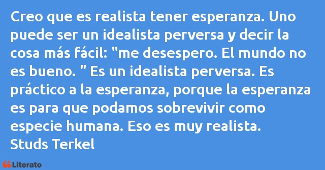 Frases de Studs Terkel