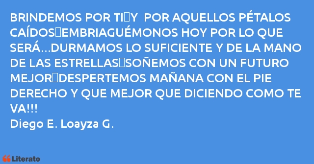 Frases de Diego E. Loayza G.