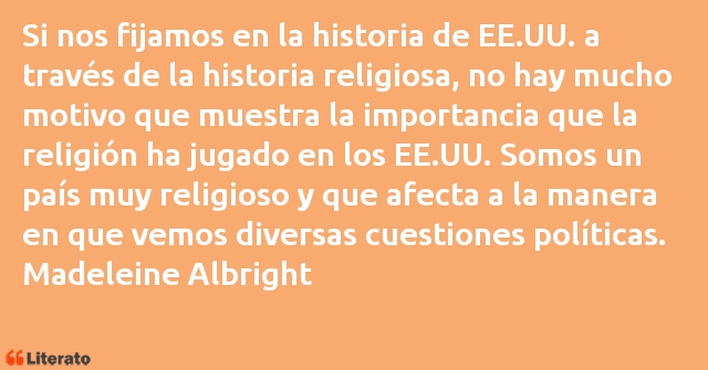 Frases de Madeleine Albright