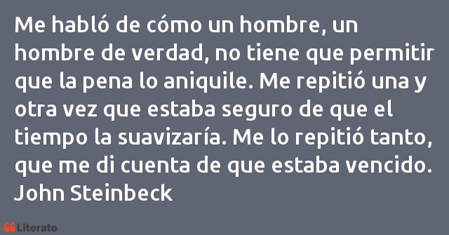 Frases de John Steinbeck
