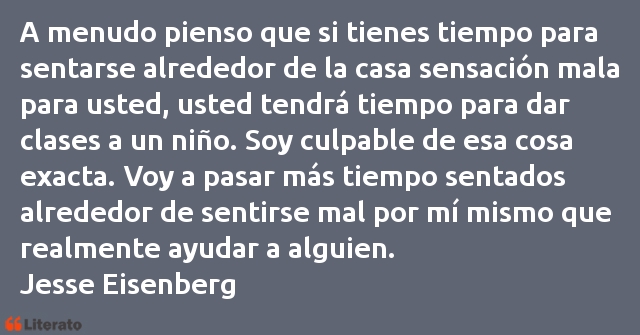 Frases de Jesse Eisenberg