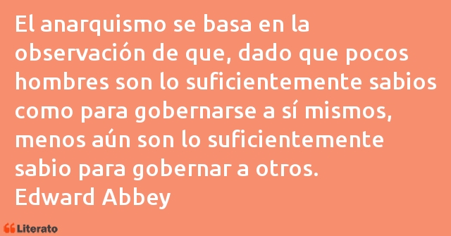 Frases de Edward Abbey