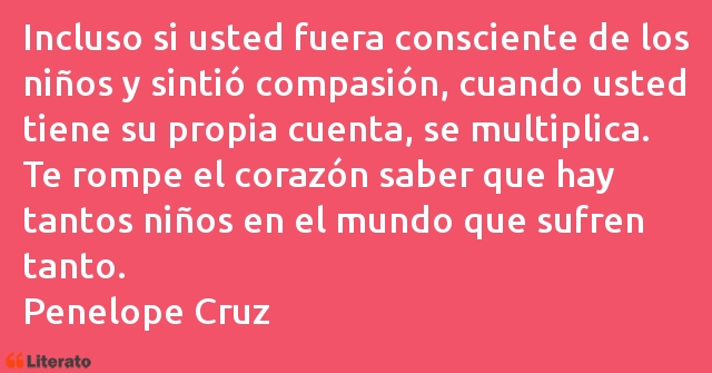 Frases de Penelope Cruz