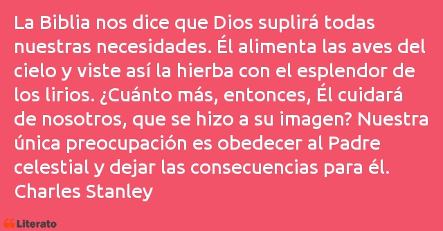 Frases de Charles Stanley