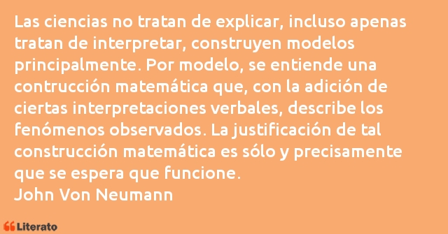 Frases de John Von Neumann