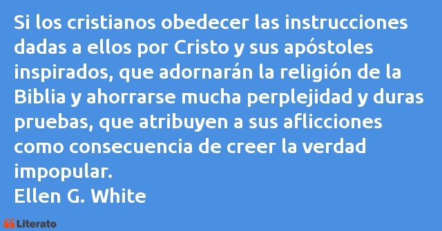 Frases de Ellen G. White