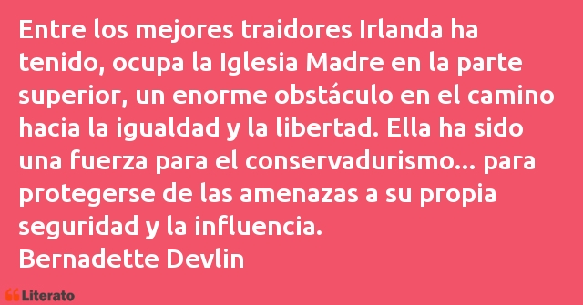 Frases de Bernadette Devlin