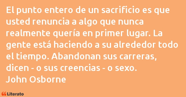 Frases de John Osborne