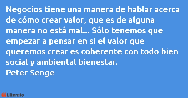 Frases de Peter Senge