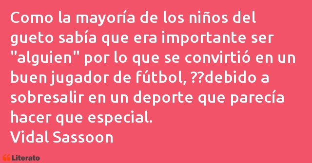 Frases de Vidal Sassoon