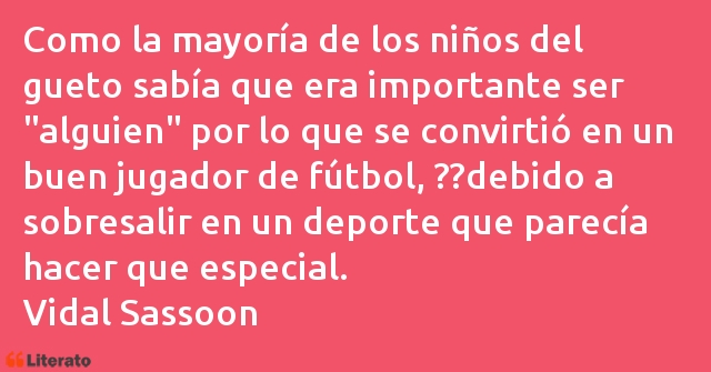 Frases de Vidal Sassoon