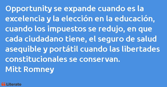 Frases de Mitt Romney