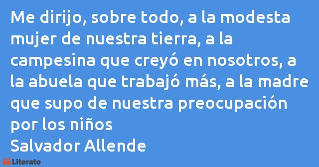 Frases de Salvador Allende