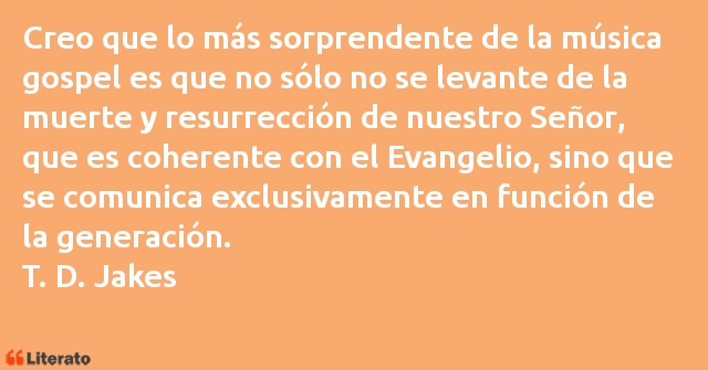 Frases de T. D. Jakes