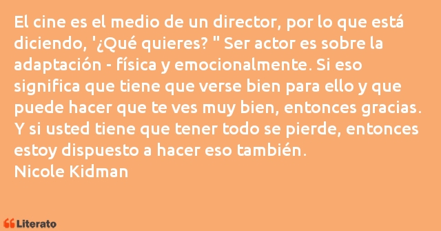 Frases de Nicole Kidman