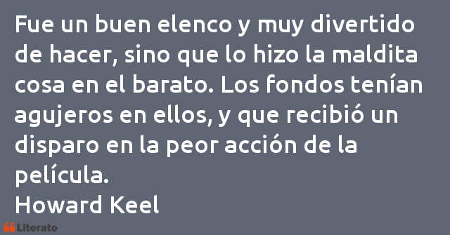 Frases de Howard Keel