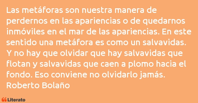 Frases de Roberto Bolaño