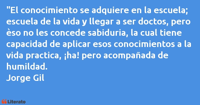 Frases de Jorge Gil