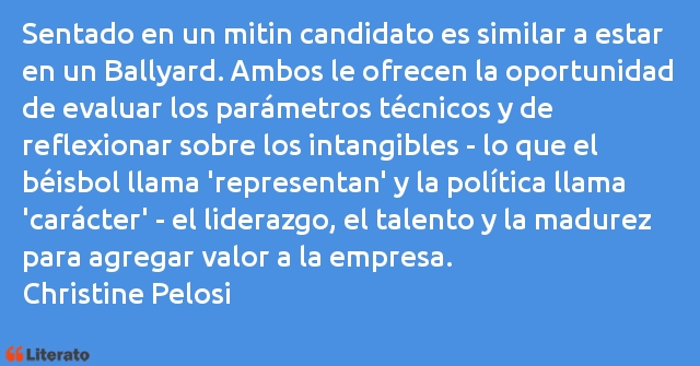 Frases de Christine Pelosi