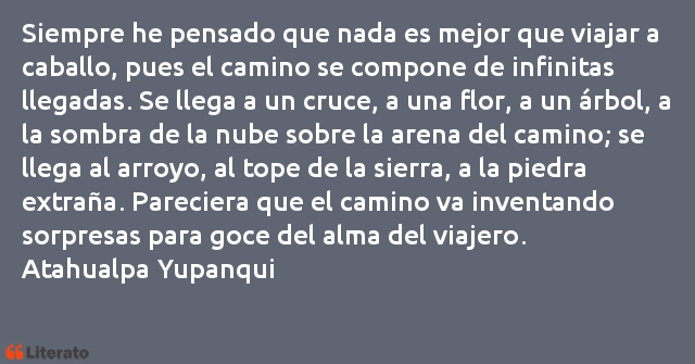 Frases de Atahualpa Yupanqui