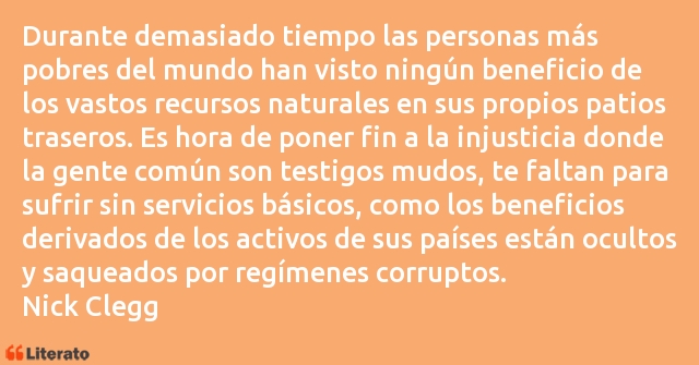 Frases de Nick Clegg