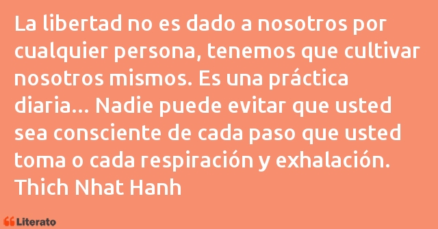 Frases de Thich Nhat Hanh