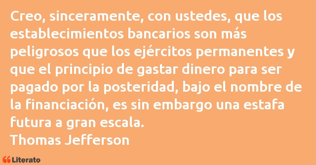 Frases de Thomas Jefferson